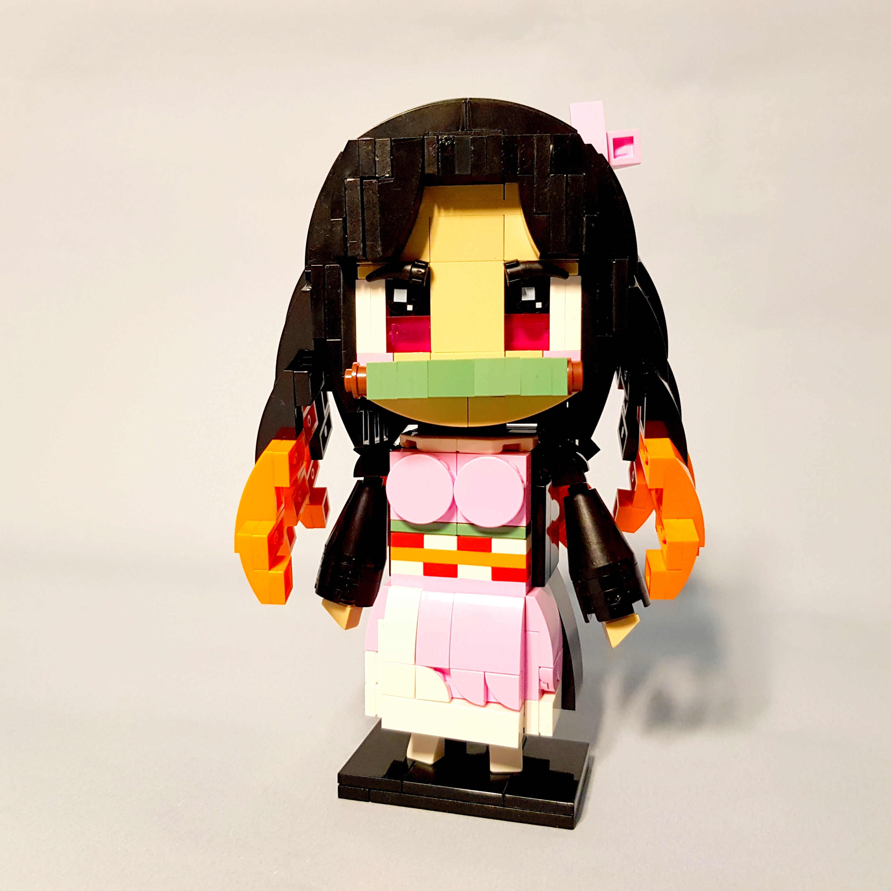 frenchybricks on X: Using the cute character tutorial of @LEGOdouMoko to  create Nesuko from Demon Slayer. #lego #legomoc #DemonSlayer  #demonslayerfanart  / X