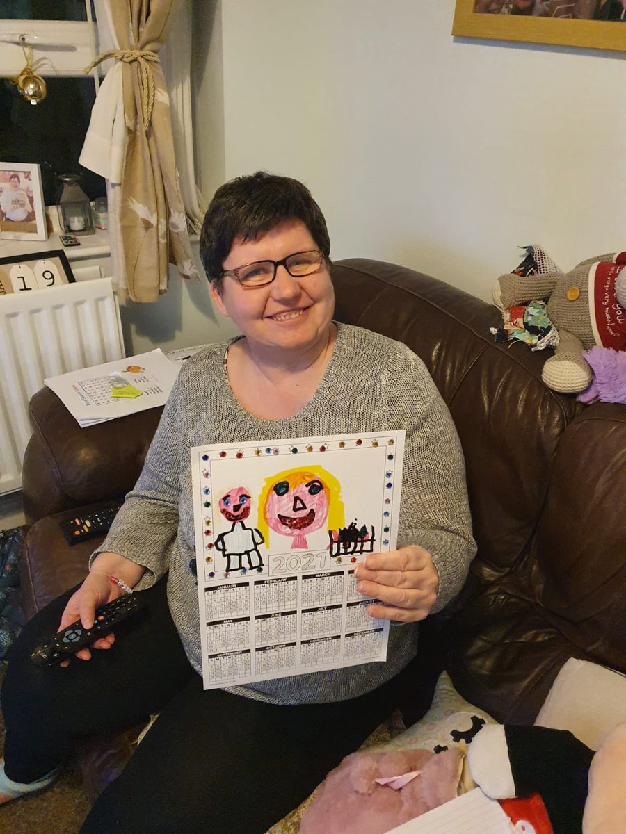 Sara has designed her own 2021 Calendar to reminder her of important days in the year. It looks fantastic 😁<a href="/RiversideUK/">Riverside Group</a> <a href="/VicSalm/">Victoria Salm</a> @GarethSidebott2