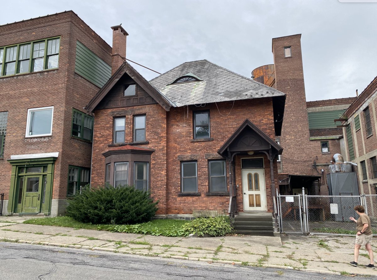 On closing day we remembered the property had a house on it. There is a tunnel right into the 2nd floor of the factory from the upstairs dormer. Needs $75k worth of work to be livable. Likely not worth it.