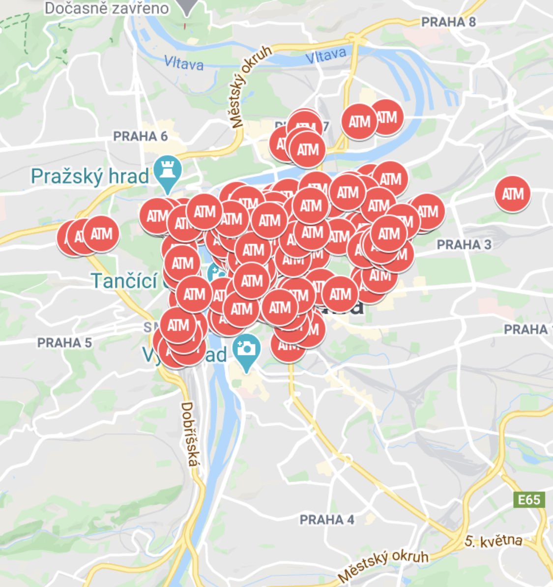 Honest Guide Prague Map Honest Guide On Twitter: "Working On Several New Projects. Here Are Two Maps  - One Shows Every Bell 🔔 In Prague. The Other One Every Euronet Atm 💰  Https://T.co/Lpxvfkksas" / Twitter
