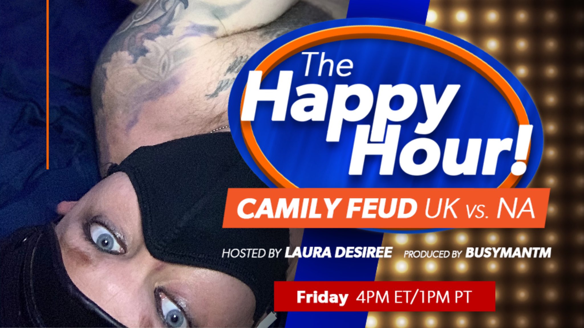 1 pic. Don’t miss today’s amazing  cam4 happy hour it’s camly feud brought to you by your hostess @lauraxdesiree