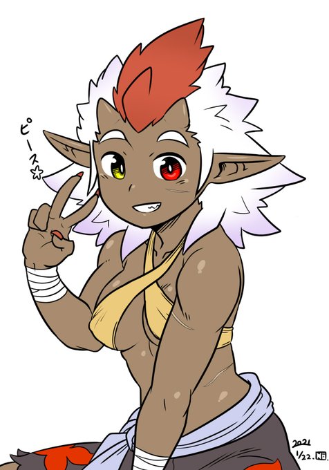 今日の一枚。
次のPF用のキャラシはほぼ完成したので、描き慣れておくための落書き。 