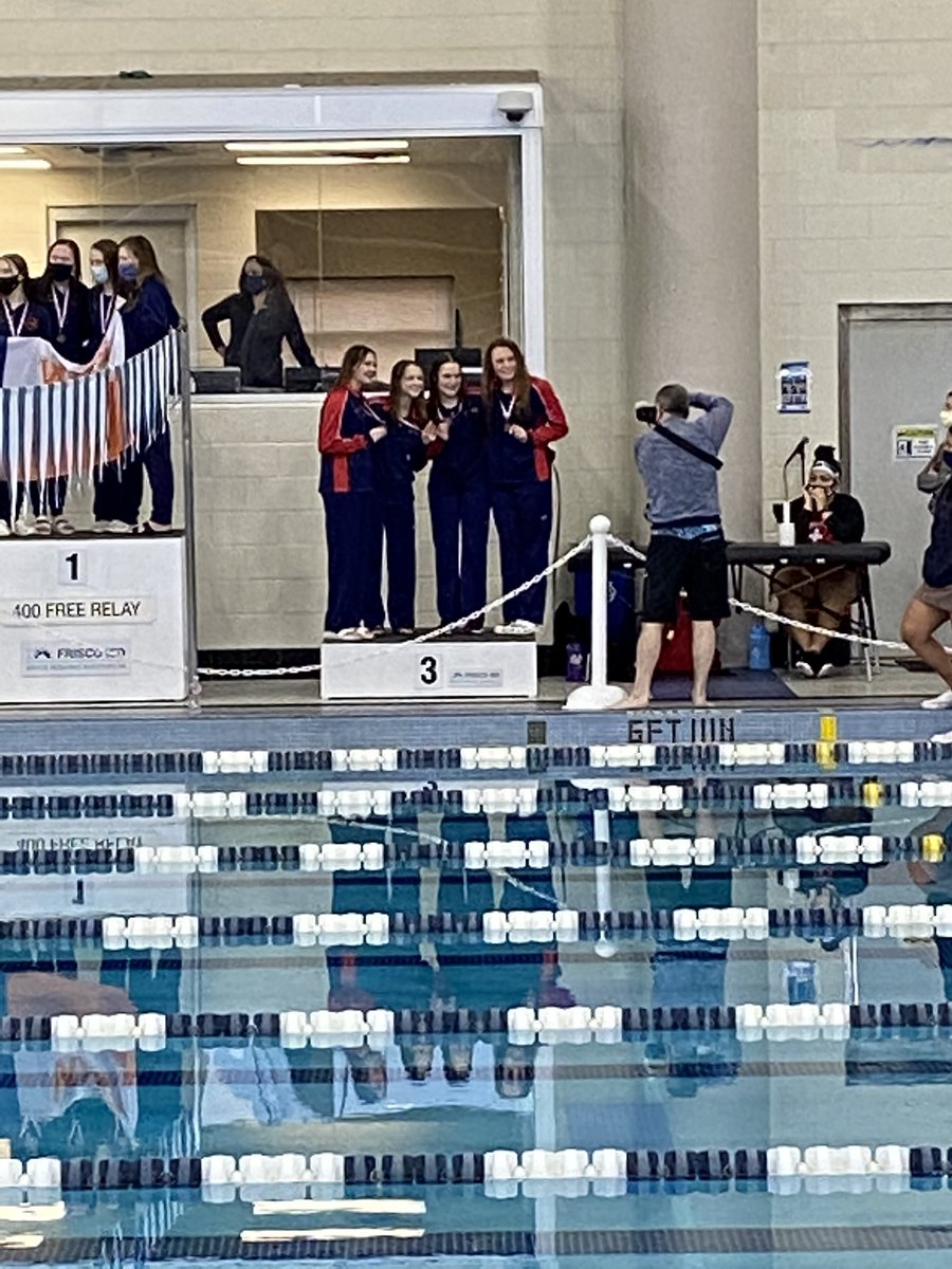 Great swims today! Personal bests all around and qualified for Regionals in two individual events and two relays!