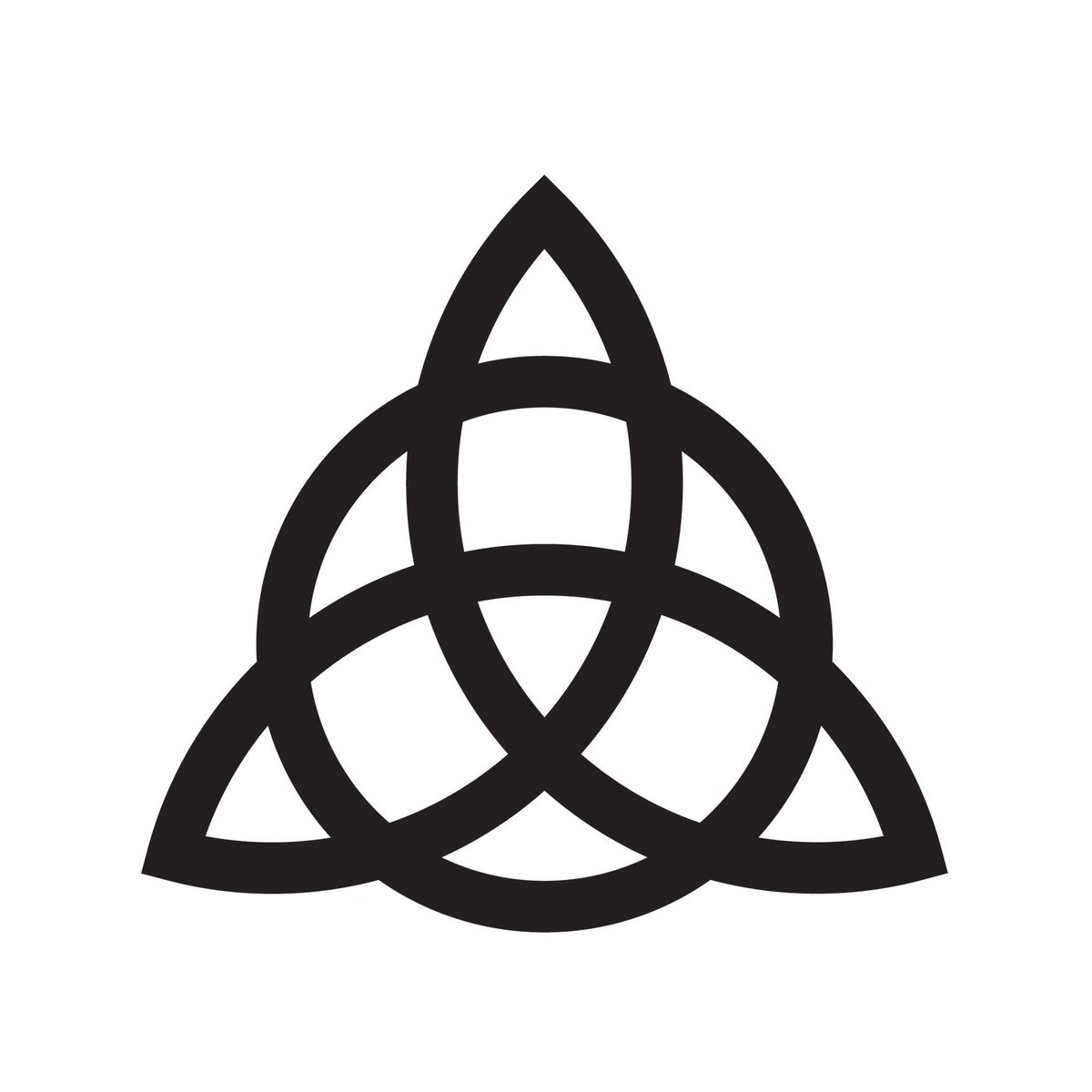 the triskele represents something similar but opposite, mirrored, to- you guessed it- the triquetra, the symbol of the charmed ones. both trinities, but somehow opposite. sound familiar?