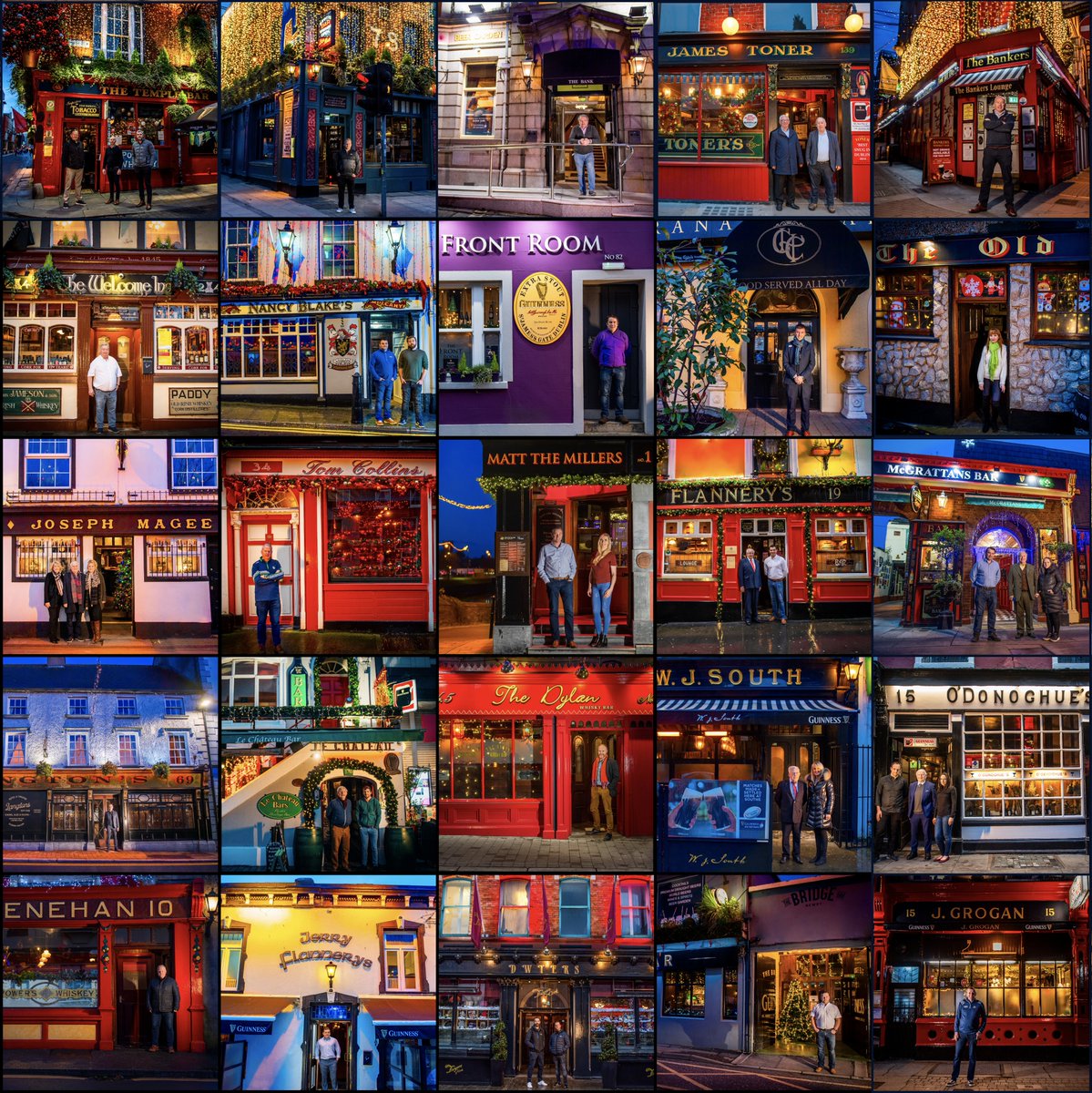 Just before Christmas, Guinness asked me to photograph pubs (& publicans) across Ireland. I spent 2 weeks on the road meeting these incredible people & hearing their stories. It broke my heart as some of them hadn't worked since March....