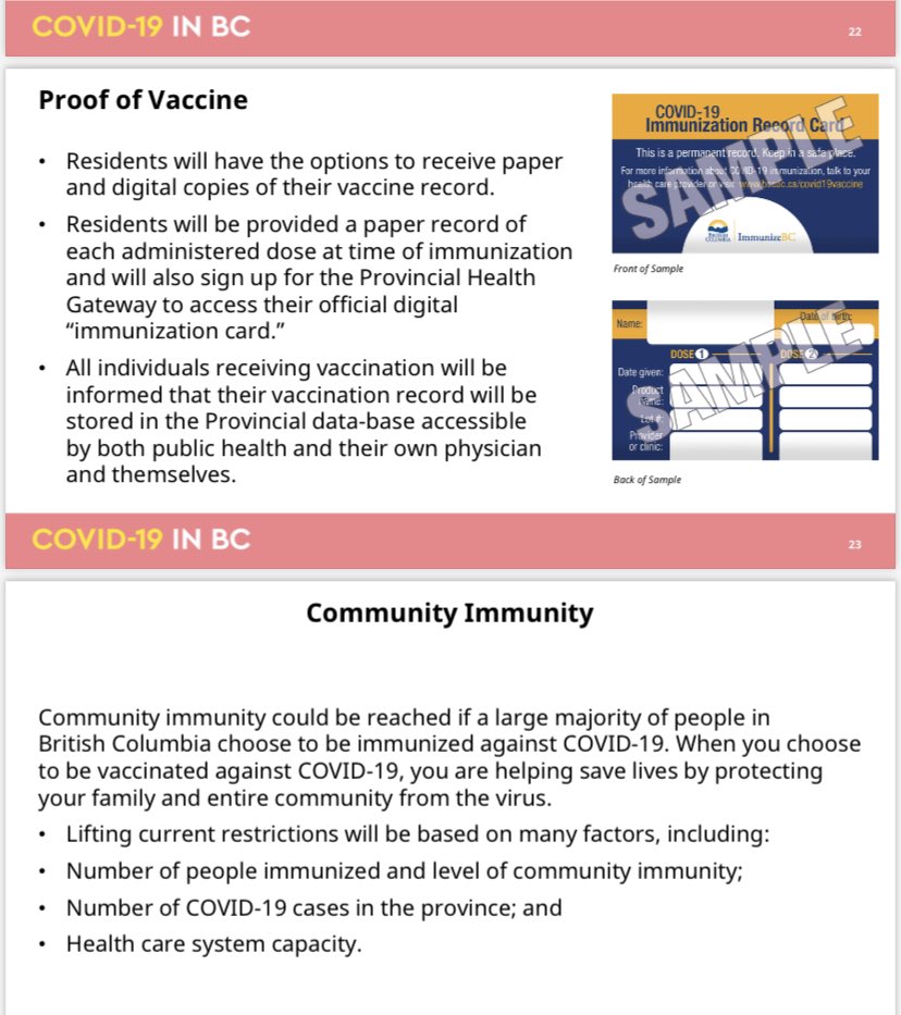 If you’ve pre-registered in March, you get a reminder to book an appointment when you are eligible.Proof of vaccine records will be digitally stored with paper copies available.  #bcpoli