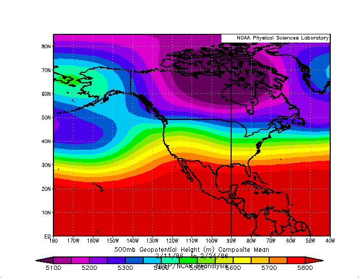 [8] The culprit is clear: a powerful jet strung out along a series of midlevel lows, themselves shoved anomalously SE by Alaska ridging.When oriented perfectly, kept in place by blocking up- and downstream, unwavering flow aloft was able to maintain tweet #6.