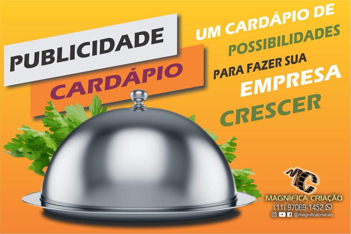 MagnificaStudio's tweet image. Você tem um cardápio de necessidades e possibilidades para  fazer mais por seus negócios.
#cardapio
#fastfood 
#publicidade
#possibulidades
#negocios 
#itatiba
