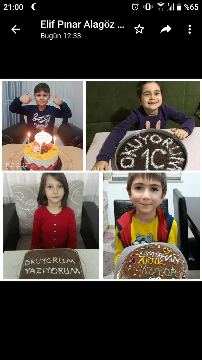 1. Sınıflarımız okuyor.