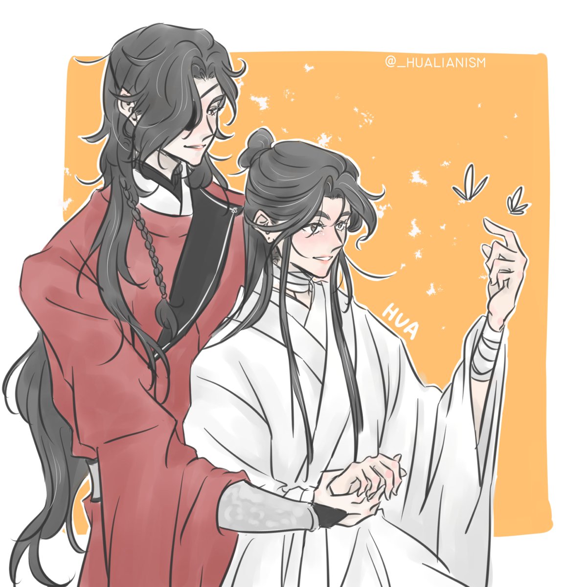 「finally drawing hualian again??

#天官赐福 #」|papaya | comms open!のイラスト