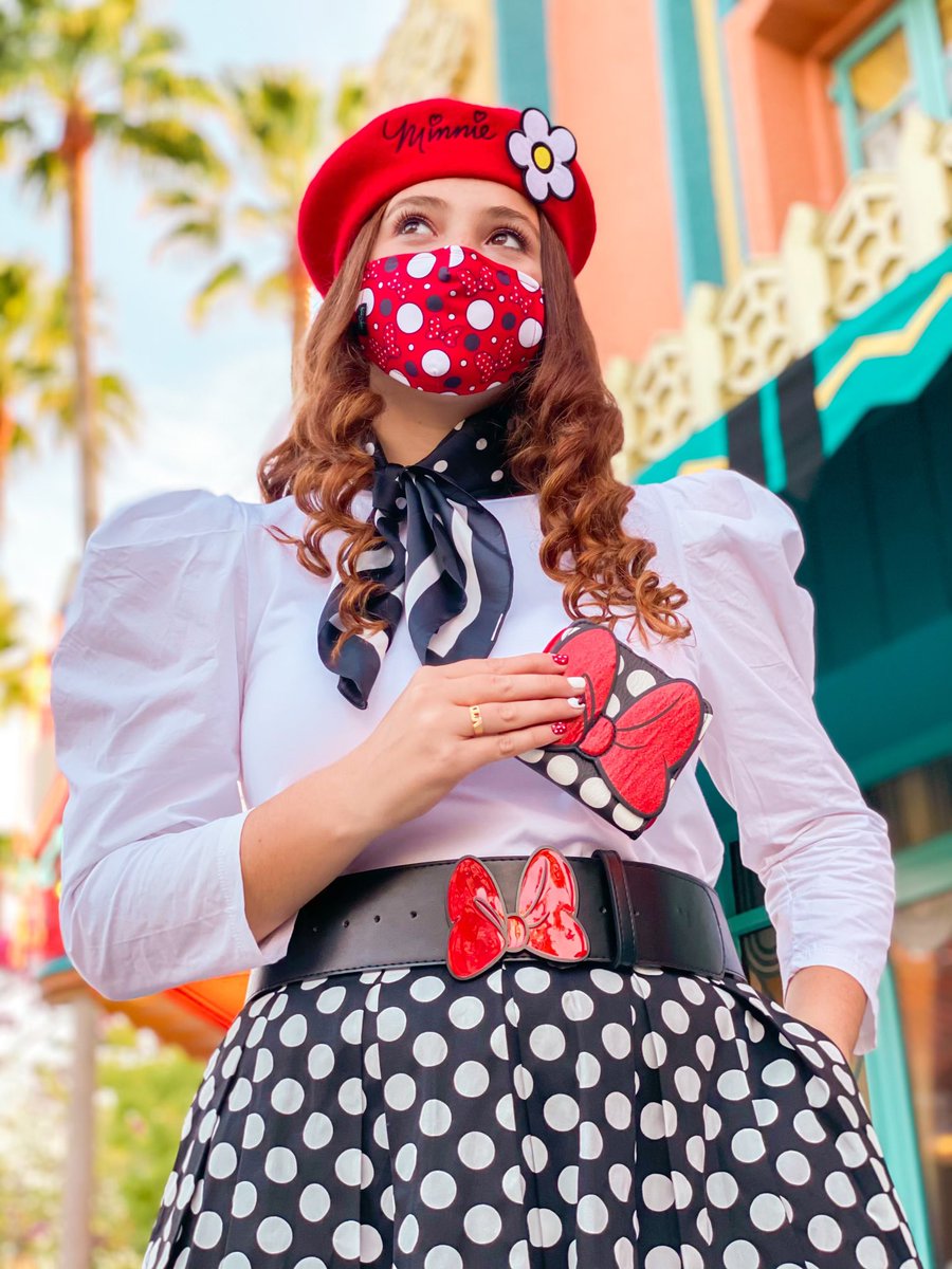 BuckleDownInc's tweet photo. Love all these Minnie style polka dot outfits from @disneywithvalen styled with our Minnie accessories! 🔴⚫️🔴 https://t.co/jR3Uaf6YEa https://t.co/e2fFtlnZvP