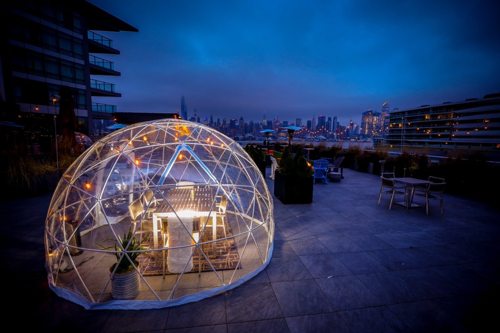 MarcusCooks's tweet image. When you have 15,000 square feet of outdoor space with panoramic views of New York City, you make the most of it! Click the link to reserve one of our unique snow globes at Marcus at NoHu Rooftop! nohurooftopbar.com