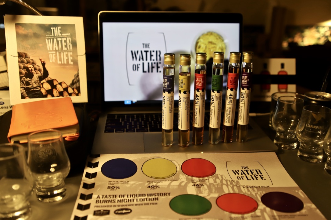 Hup! Ready for <a href="/Wateroflifefilm/">The Water of Life Film</a> premier with the <a href="/Dramfool/">Dramfool</a> tasting kit. Sláinte Mhath! #wateroflifefilm #burnsnight #BurnsNightCelebration #singlemalt #Scotch #whisky #whiskyfilm #uisge #uisgebeatha #slainte #sláinte #whiskylove #dram #malt #whiskylife #whiskytasting #mauimalts