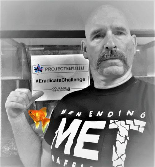 YES !!!!  Love this picture, thank you <a href="/johncassells/">John Cassells</a> 
“I, John Cassells, want to #eradicate the buying and selling of Girls and Boys, children in Canada”
#EradicateChallenge
#courageforfreedom
#projectmapleleaf
#EndChildTrafficking