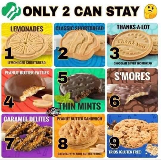 Peanut Butter Sandwich Girl Scout Cookies