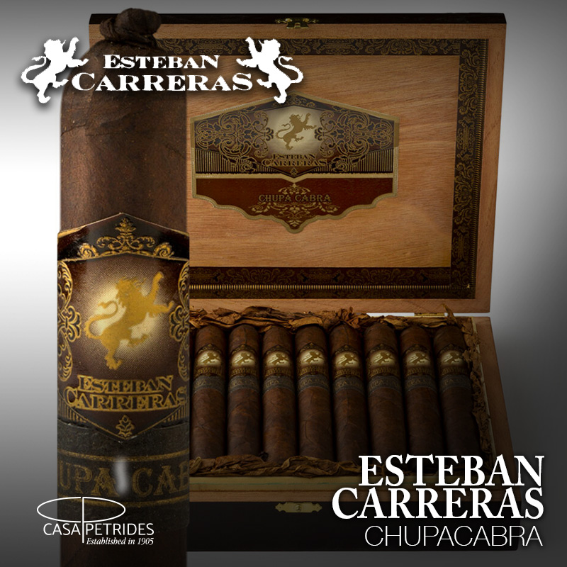 CasaPetrides's tweet photo. You have to try the #EstebanCarreras #ChupacabraCigars. Delivering medium to full body notes of charred wood, spice, dark roast coffee, and chocolate, all culminated  with a deep peppery finish. 

#CasaPetrides #SuperBien #WeKnowCigars #Cigars #CigarWorld #VisitOurStore https://t.co/CUsDboebiW