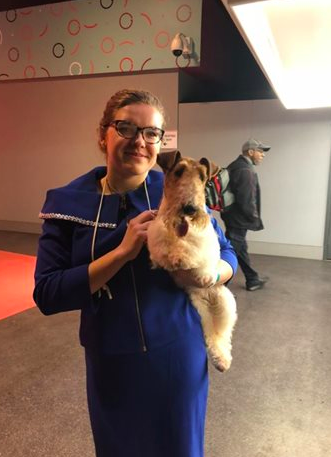 CKC4thedogs's tweet photo. "I love the atmosphere, surrounded by the people who have become my second family.", says #JuniorHandler, Caroline Holicka. Caroline represented #CKC at #Cufts in 2018. Read her story on #TheDish: #CKCJuniors https://t.co/y9RPYswLgg https://t.co/ssRdeWkUOg