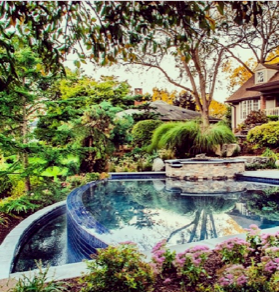 The stuff #dreams are made of...#staycation #naturelovers #bestoftheday #workofart #garden #pool #pooldesign #landscape #landscapedesign #infinitypool #summer2021 #bestoftheday #backyardoasis #backyardrenovation #naturalbeauty #homerenovation #onecallaway 201-785-0800