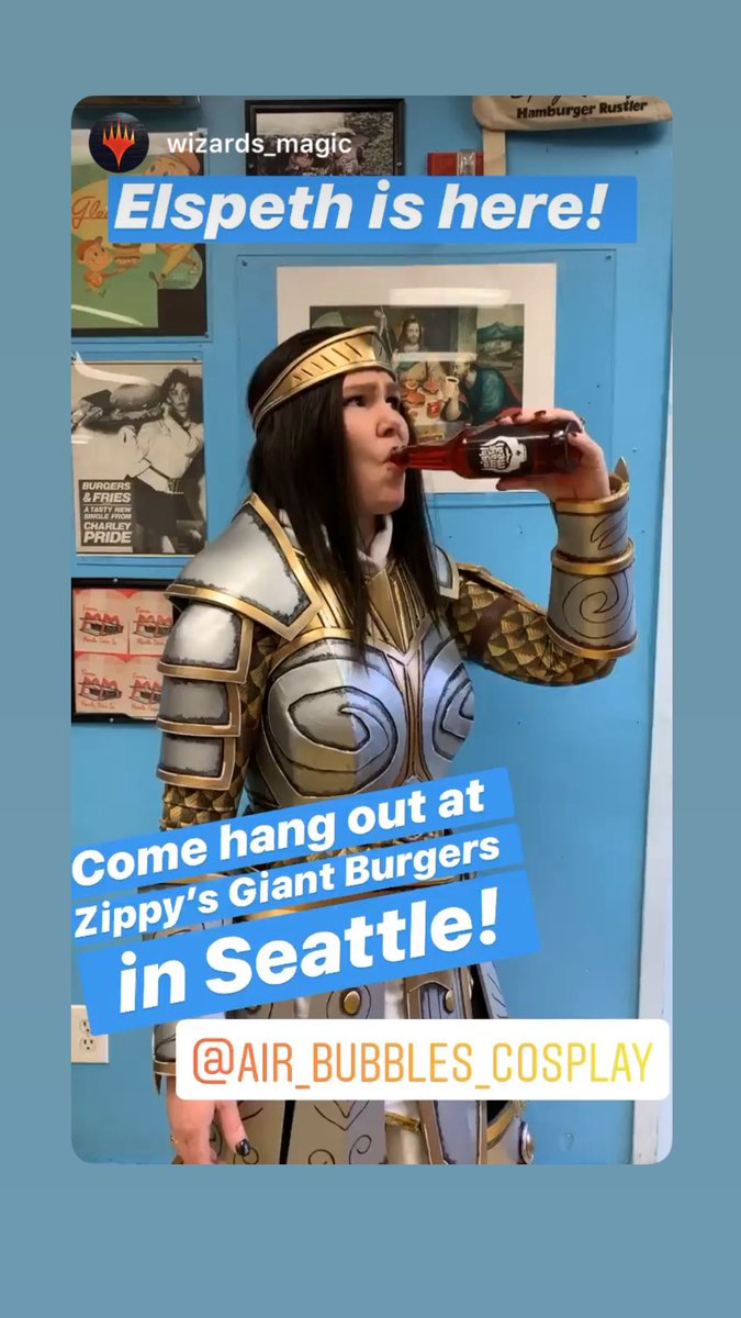 AirBubbles's tweet image. A year ago yesterday I debuted a two week build of #elspeth at a Theros, Beyond Death event for @wizards_magic ! I had such a great time and can’t wait to do things like that again! #mtg #mtgcosplay