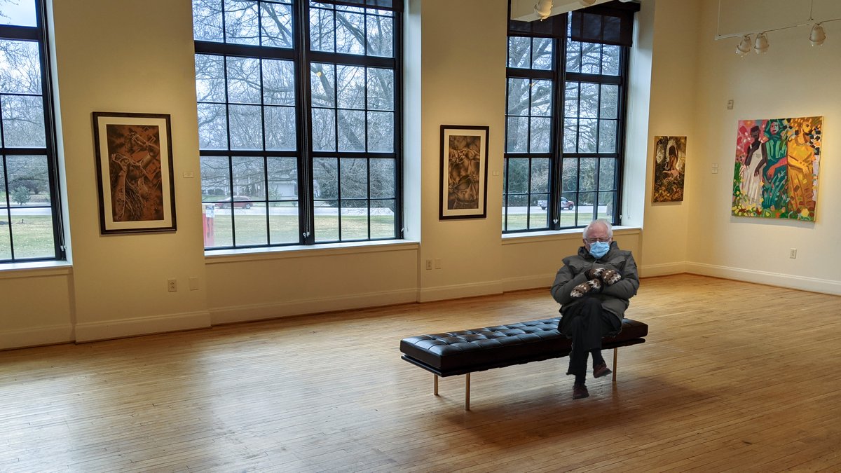 Have you been to our gallery lately? Sign up for a private visit today! calendly.com/mcconnellarts/…
.
.
#berniesmittens #berniesmittensmemes #berniesanders #berniememes #inauguration #myMACmoment