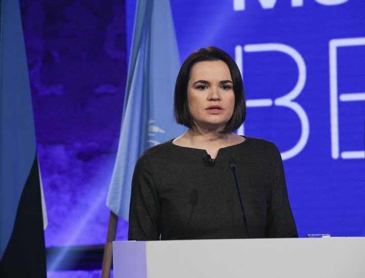 MarkZellenrath's tweet photo. Thank you @MFAestonia 🇪🇪 for keeping the situation in Belarus 🇧🇾 on the international agenda. 

#MediaFreedomBY is under severe pressure - journalists being locked up, harassed, threatened. 

As @Kureichik said at the #WPF2020: we can’t let Belarus turn into a black box. https://t.co/EeHNQuvhck
