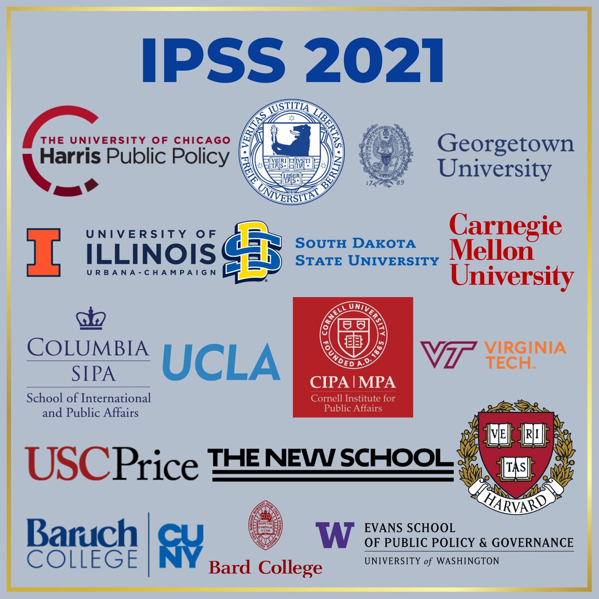 Harris_IPSS's tweet photo. Welcome! We are happy to receive the IPSS 2021 participants from +15 universities and institutions. During the Summit, they will focus on improving the quality of life in urban communities through the lens of circular economies. We look forward to working with all of you! https://t.co/EbuS8UeW1n