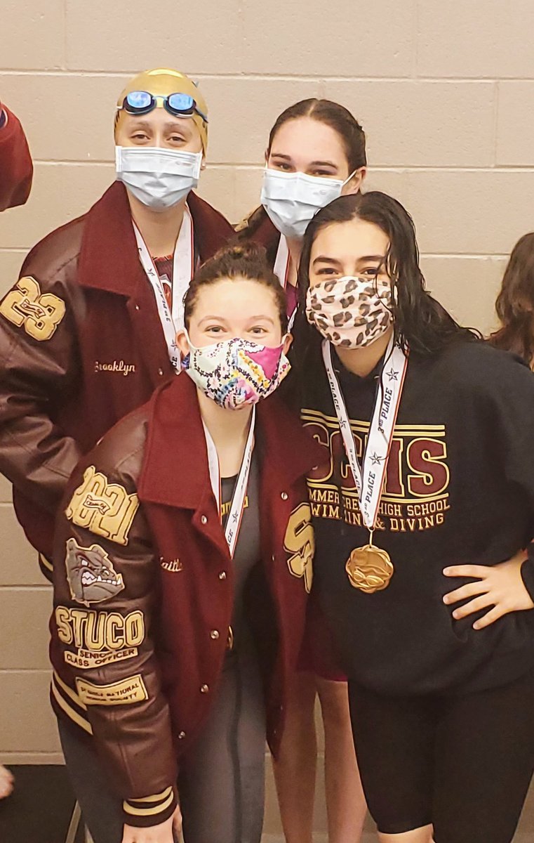 schsswimanddive's tweet photo. Starting out strong! And 2 now records broken!  Let's go SCHS!
#breakingrecords #werise #regionalsherewecome
@HumbleISD_SCHS https://t.co/WOcg5SMkFR