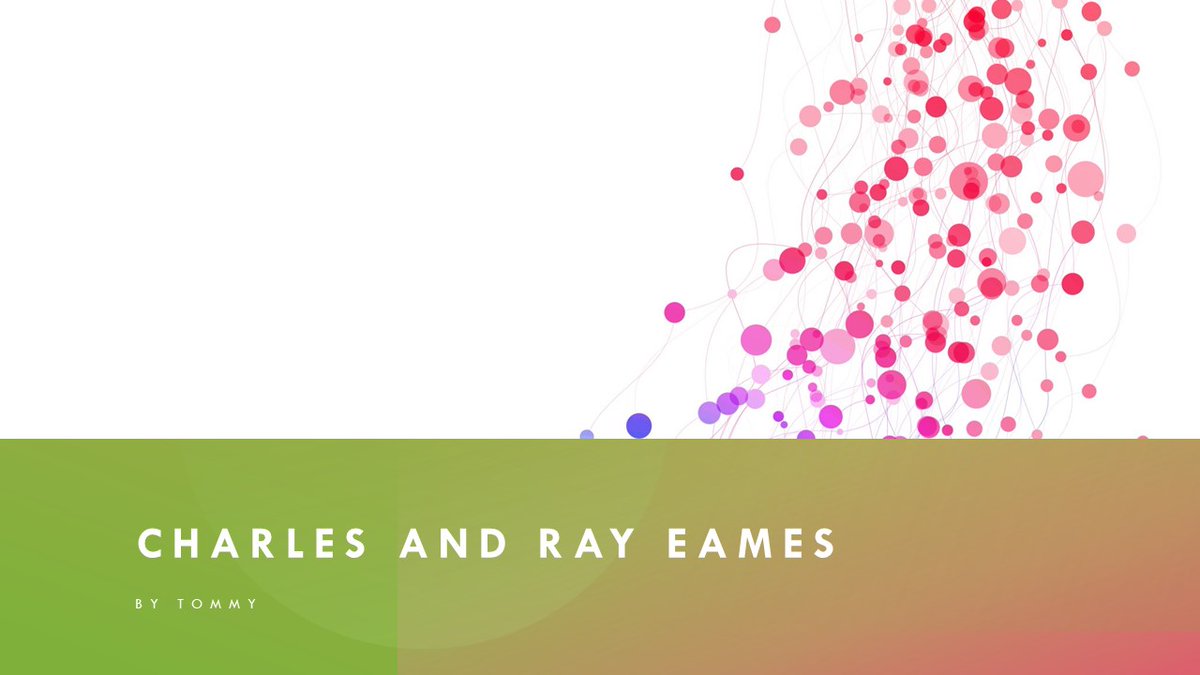 DunhurstArts's tweet photo. Tommy in B1T (Year 7) created a super smart #designer research presentation in our #onlinelearning #Design lesson focused on Charles & Ray Eames today, well done! #eames #virtualclassroom #designfromhome @DunhurstSchool https://t.co/2aIcrSVSGK