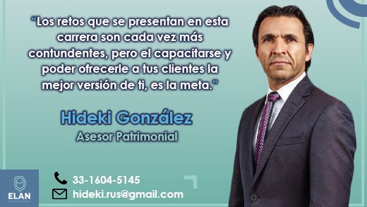 Elan_pat's tweet photo. Con 8 años de experiencia como Asesor Patrimonial, Hideki González, da lo mejor de sí, día a día, para poder brindarle a las familias mexicanas el mejor servicio 👨‍💼

Conoce más a fondo su historia como #AgenteELAN ➡️ https://t.co/vnHdr4yXMF

¡#SomosELAN, somos un equipo! https://t.co/PXW29Zb6ST