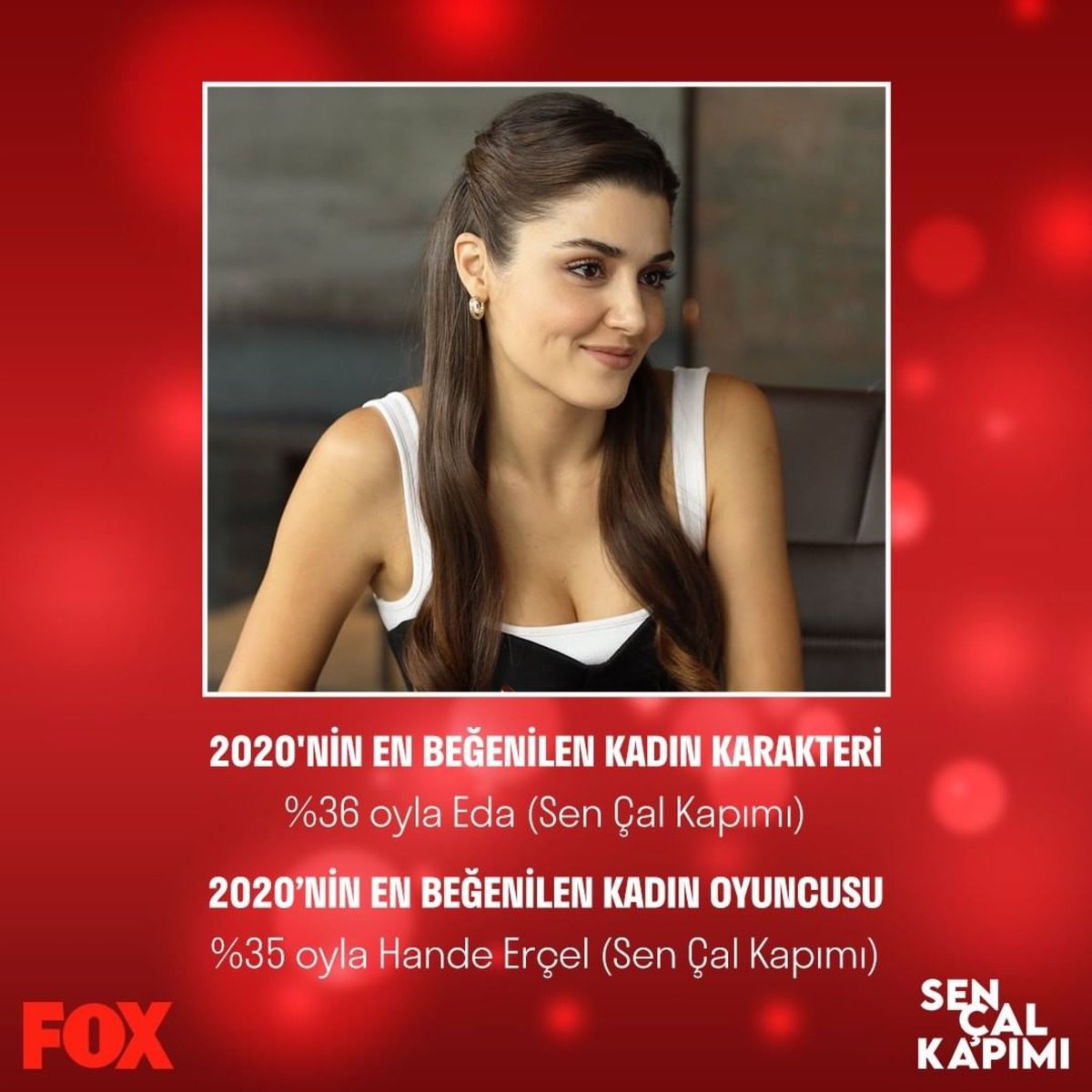 PortalHandeBRA's tweet photo. "Eda, a personagem feminina mais admirada de 2020, com 36% dos votos."
"Hande (@HandeErcel), a atriz feminina mais admirada de 2020, com 35% dos votos." ❤
#HandeErçel • #PHBR https://t.co/R3TISwkbx7