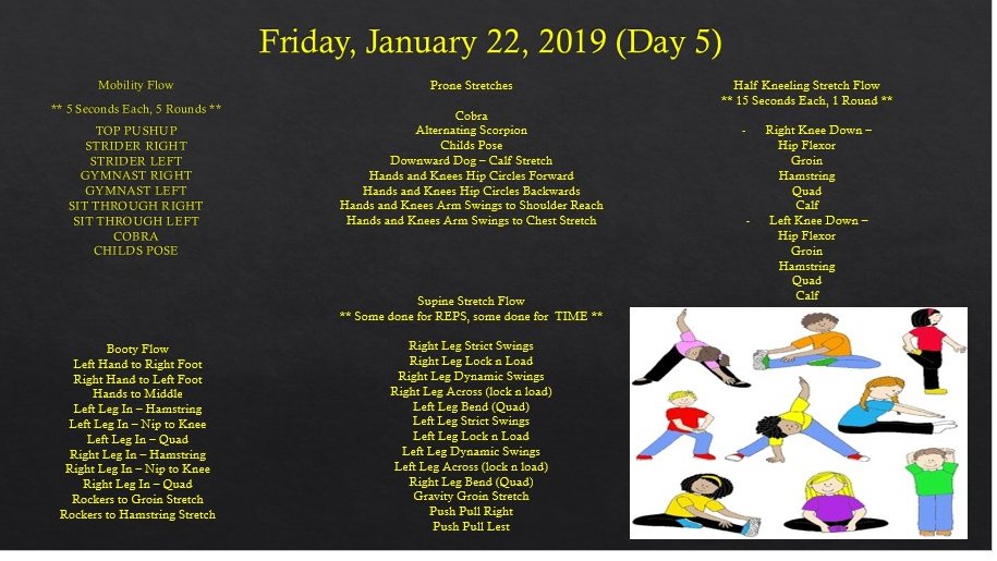 WA_PhysCond's tweet photo. Friday, January 22, 2021 (Day 5)

** Recovery Day -- great opportunity to get into the Fitness Center and recover from a week of hard work! https://t.co/hMlx7jIdKe