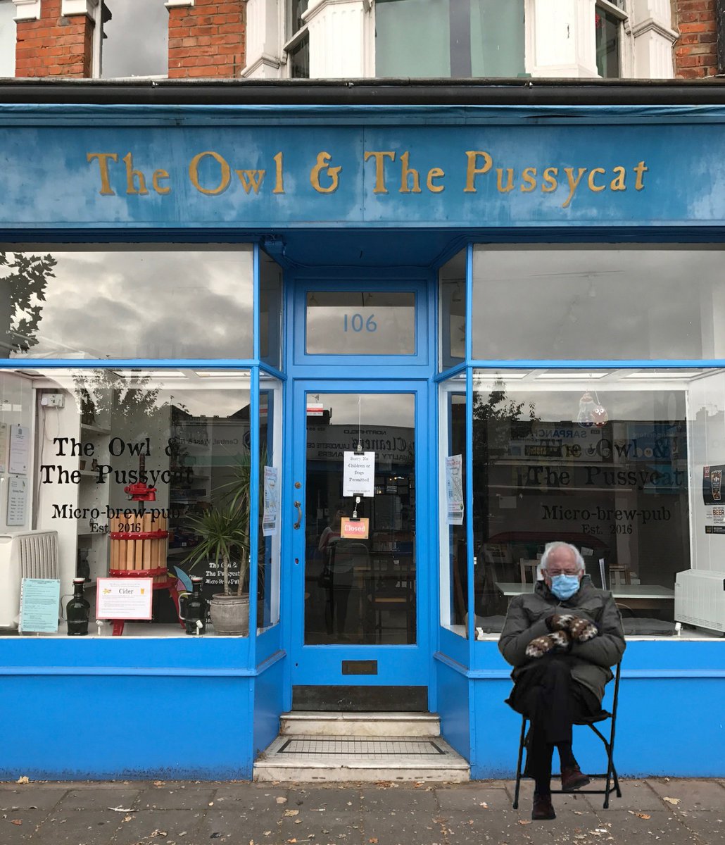 We have been given permission by Ealing Council to open for takeaway beer.

FROM SAT 23 JAN we will suspend our local daily delivery service and replace it with click-and-collect and turn-up-and-buy.

If you see him, please tell Bernie -  collection re-starts from tomorrow!