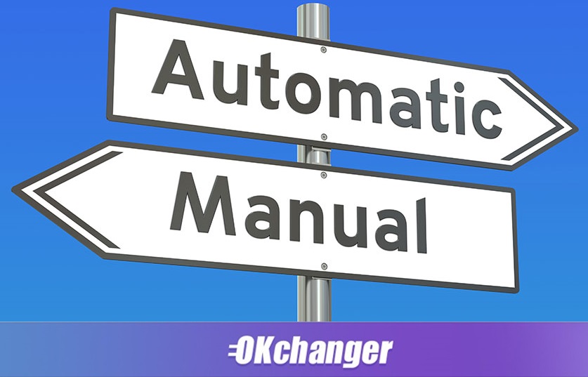Okchangercom's tweet photo. Automatic vs Manual Exchange

Our new users often ask us which exchanger is better to choose - manual or automatic. 
We never recommend a specific service, but we will tell you about the pros and cons of working with automatic and manual exchange:
https://t.co/myKentApmk https://t.co/jvfxidJjcB