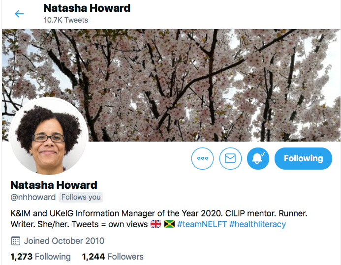 NB: Follow  @nhhoward for latest events & reliable news related to tackling Covid-19 & addressing Vaccine Hesitancy, particularly among the whole range of minority communities. Natasha is an absolute beacon of light & knowledge & connectivity. She's absolutely awesome. FOLLOW HER.