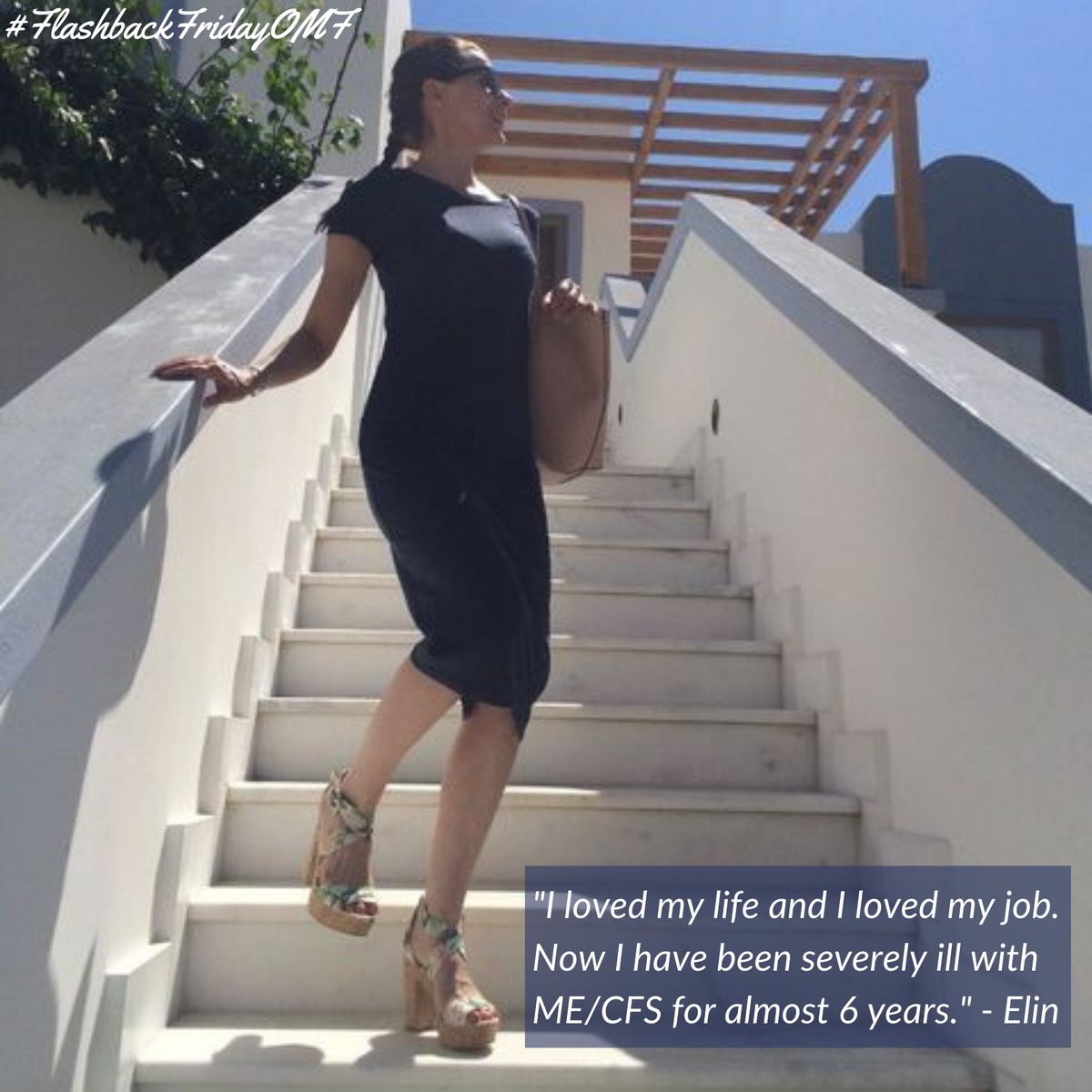OpenmedfCanada's tweet photo. #FlashbackFridayOMF: "This is me on vacation in Greece. My daughters & I spent a lovely week there, just months before I fell ill with ME/CFS. I loved my life. Now I have been ill for almost 6 years. I have lost everything. My daughters lost the mother they had." - Elin
#EndMECFS https://t.co/VYHJUGsg2l