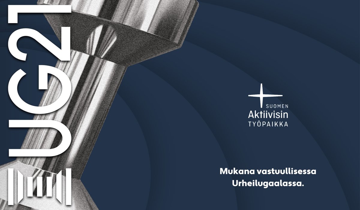 Kiitos yhteistyöstä Suomen Aktiivisin Työpaikka💙
Vuosittain Urheilugaalassa palkitaan Unolla Suomen Aktiivisin Työpaikka. Suomen Aktiivisin Työpaikka -kilpailu on kartoitustyökalu yrityksen työhyvinvointi- ja liikuntatoiminnan arviointiin ja kehittämiseen. 
#UG21 I <a href="/SATkilpailu/">Aktiivisin Työpaikka</a>