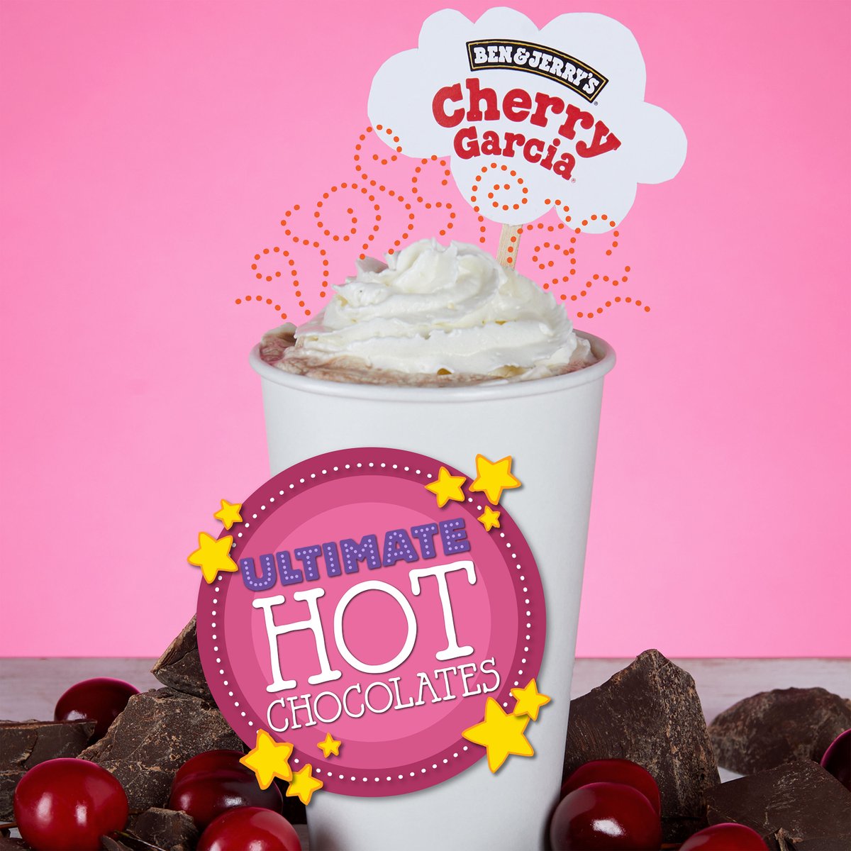 benjerrynh's tweet image. Need a mid-day pick-me-up? Grab an #UltimateHotChocolate flavored with a scoop of your favorite flavor, and rethink your coffee break.