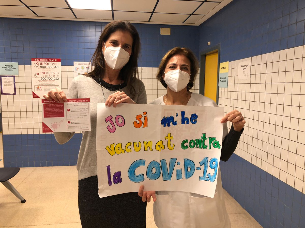 PediatriaBalear's tweet photo. Los Pediatras de Baleares se vacunan.
¿Y tu, te vas a vacunar?

#YoMeVacuno
#VacunaCOVID19
#VaccinesWork
#LasVacunasFuncionan
#CadaVacunaCuenta
#VaccinesSaveLives
#EsteVirusLoParamosUnidos #LasVacunasSalvanVidas https://t.co/9dfbxqMUzm