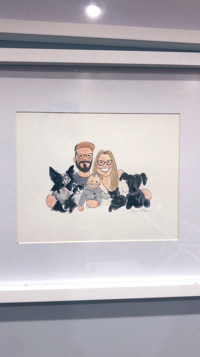 Got a family portrait done and the artist blessed me with <a href="/Sethrogen/">Seth Rogen</a>’s face