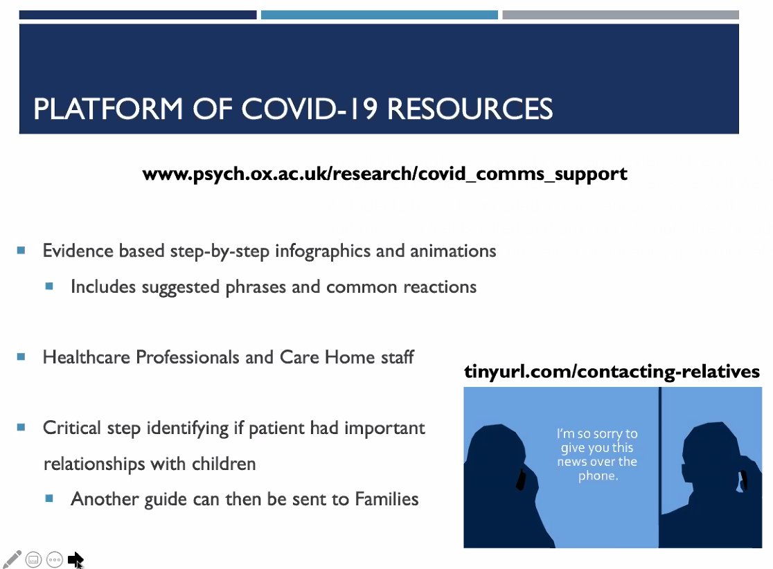 IndependentSage's tweet photo. Really useful presentation from @alansteinoxford at our briefing today on how we should be talking to children about the pandemic, illness and bereavement. 

And some helpful resources for families having to share bad news here: https://t.co/GiYAWTubcp