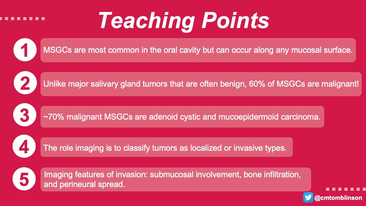 In summary, understanding the distribution, histopathologies, and epidemiology of MSGCs can help facilitate speedy diagnosis. Imaging plays a large role in evaluating extent of disease at the time of diagnosis and post-treatment surveillance imaging. 11/12 #RGphx