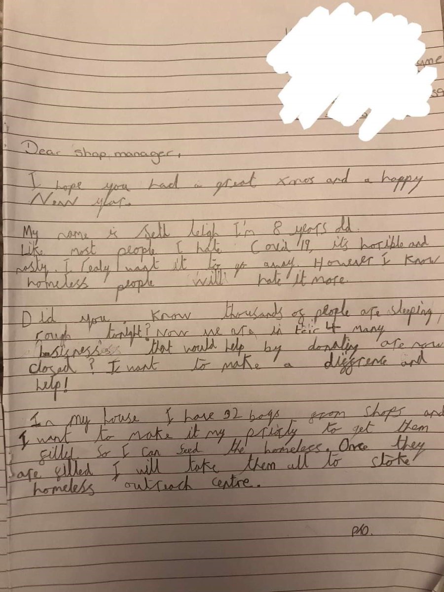 RAF_Cosford's tweet photo. Seth Leigh (8) wrote to us asking if we could help him support Stoke Homeless Outreach Centre by collecting a couple of bags of food for them. Thanks to @compassgroupuk he got 8 and he chose what went in them. Seth, you’re an inspirational young man. Well done. https://t.co/dhOb5LvyN2