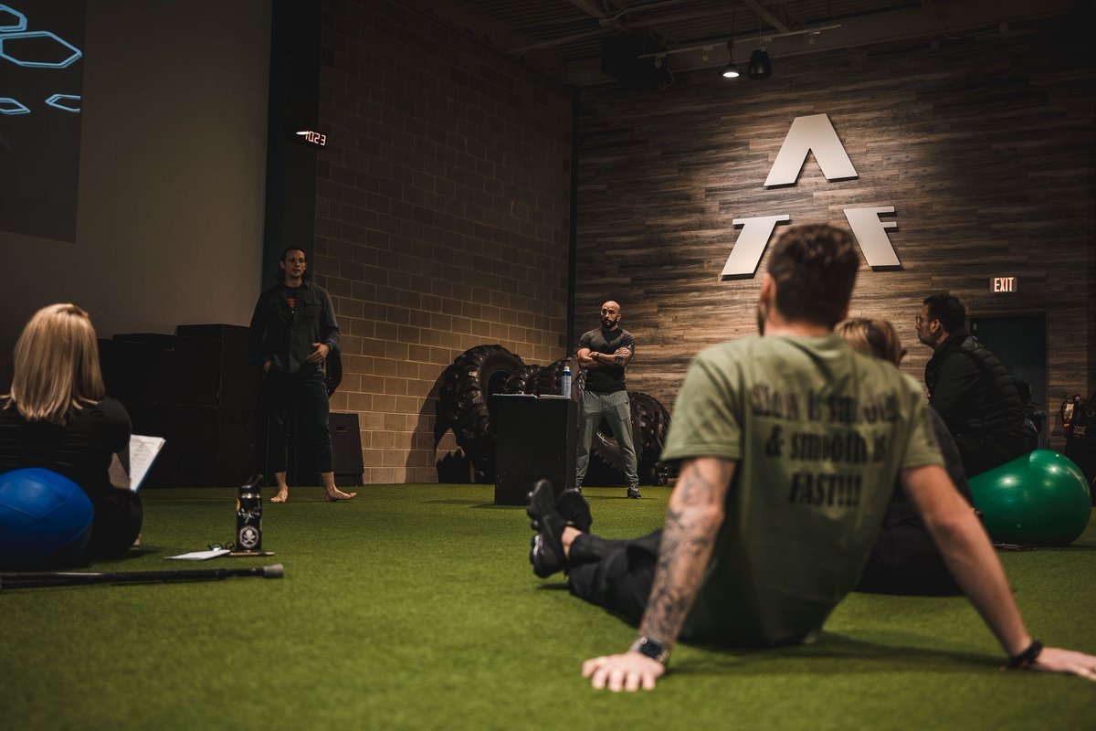ATF_Tribe's tweet photo. We could not do what we do without amazing humans that volunteer their time to help use train our athletes.
#trainthetrainer allows the ATF team educate new volunteers on our training, nutrition & mindset methodology.
Stoked to start #ATF20 next week!!! https://t.co/but27be7gU