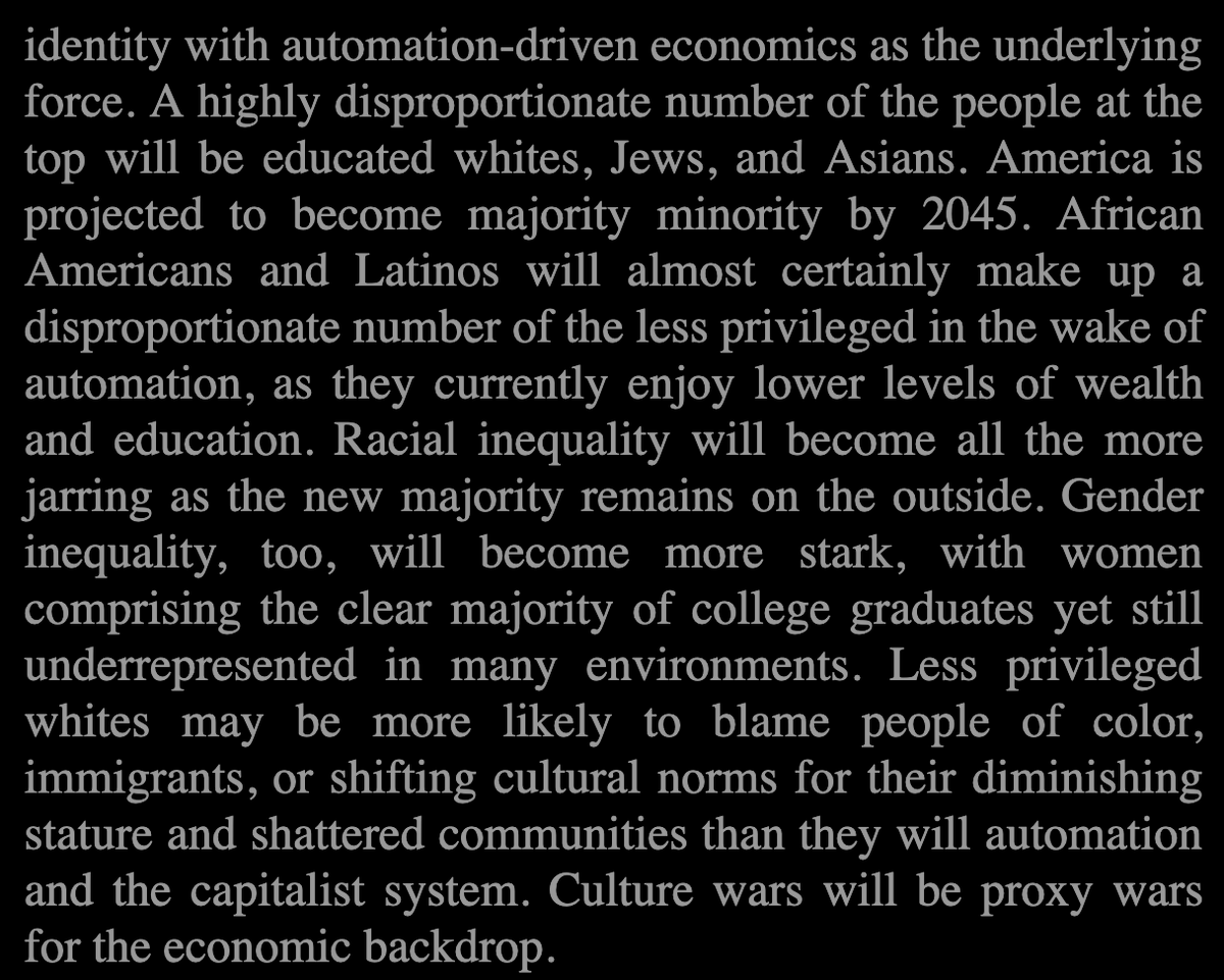 In his book Yang grimly predicts a revolution "born of race and identity," and "at the top will be educated whites, Jews, and Asians." Does he still believe this? Is this how he views the uprising for racial justice that millions of Americans took part in over the last year?