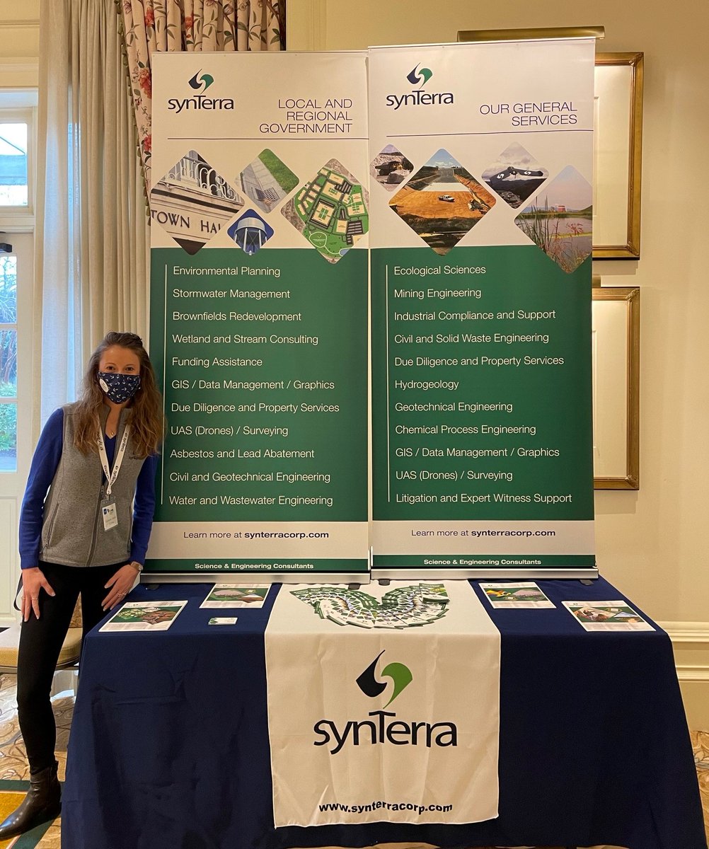 Our booth, masks, and team are ready for today's SCCCMA Winter conference exhibition.  Stop by our booth to discuss your community's challenges. If you are attending virtually, send us a message!

#SynTerraCorp
#SCCCMA