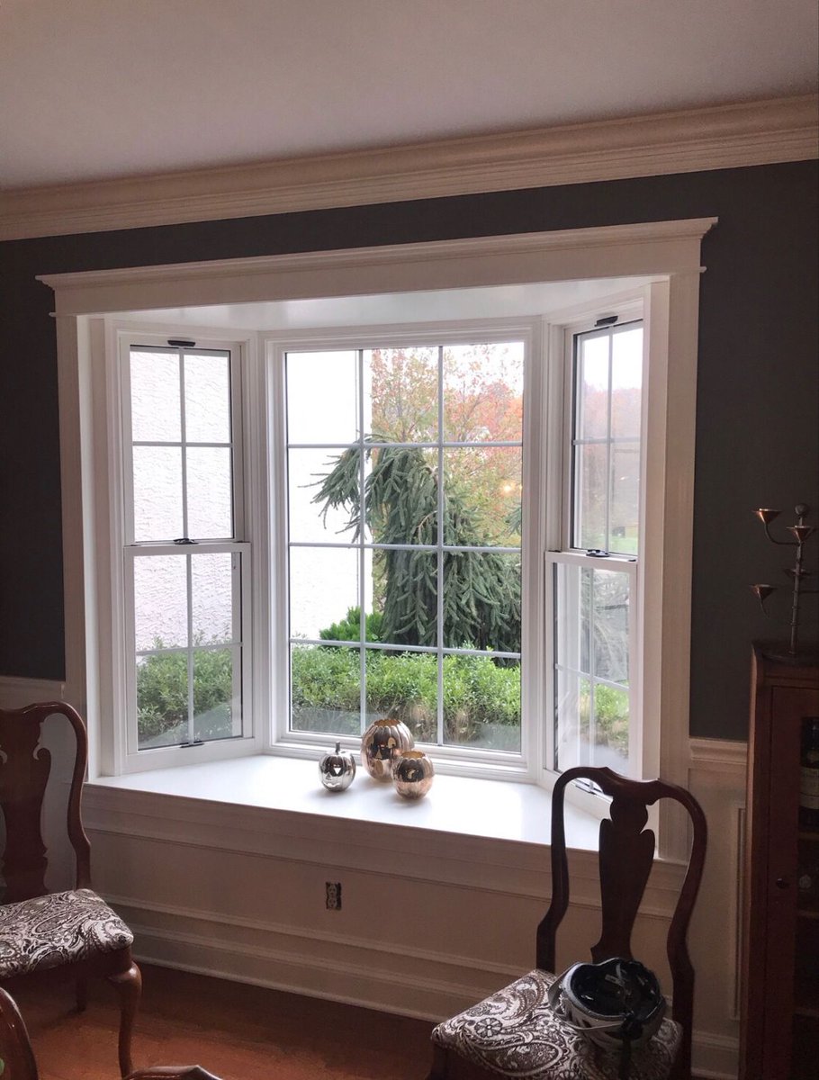 GoVolpe's tweet photo. Check out this bow and bay window replacements. #Bowwindow #bayWindow #Window #GoVolpe #Homerenovation #Windowreplacement https://t.co/R1nJk76xpx