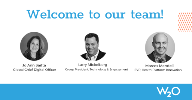 busternoe's tweet photo. Welcome to @W2OGroup, @j_saitta, @Mickelberg and Marcos! Thrilled at the continued investment in digital talent that further enables us to innovate alongside our clients. https://t.co/yvbYs9QMrl https://t.co/8c5uvpqUup