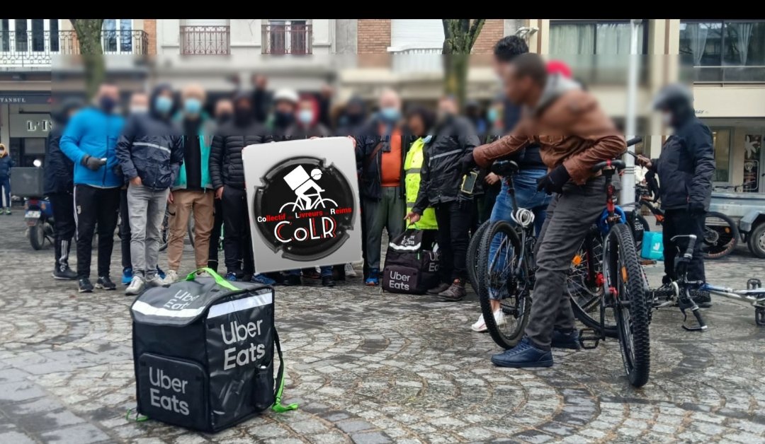 Mobilisation du Collectif des Livreurs de Reims ce vendredi midi
et pour l'ensemble de la journée.
Luttons pour nos droits !