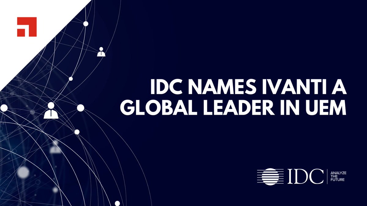 Excited to announce <a href="/GoIvanti/">Ivanti</a> has been named as a #UEM Leader in the 2020 IDC MarketScape report! Our capabilities have expanded with our recent acquisitions and our robust solution is vital for the #EverywhereWorkplace. okt.to/LFvuBz