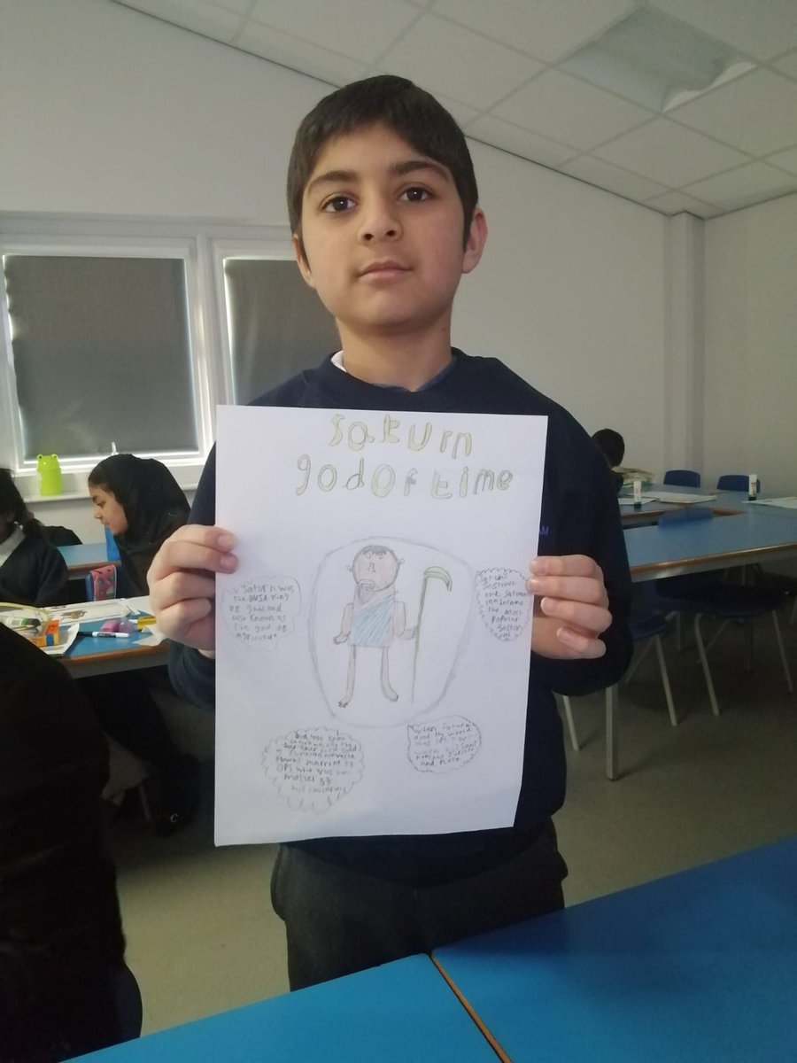 HumanitiesDmn's tweet photo. Fantastic effort in our @DMN_Y5 bubble remembering all about Roman gods this afternoon. An excellent retrieval activity to see how much knowledge they've retained! #achievement @dixonsmnp https://t.co/7oG3kZnLBJ